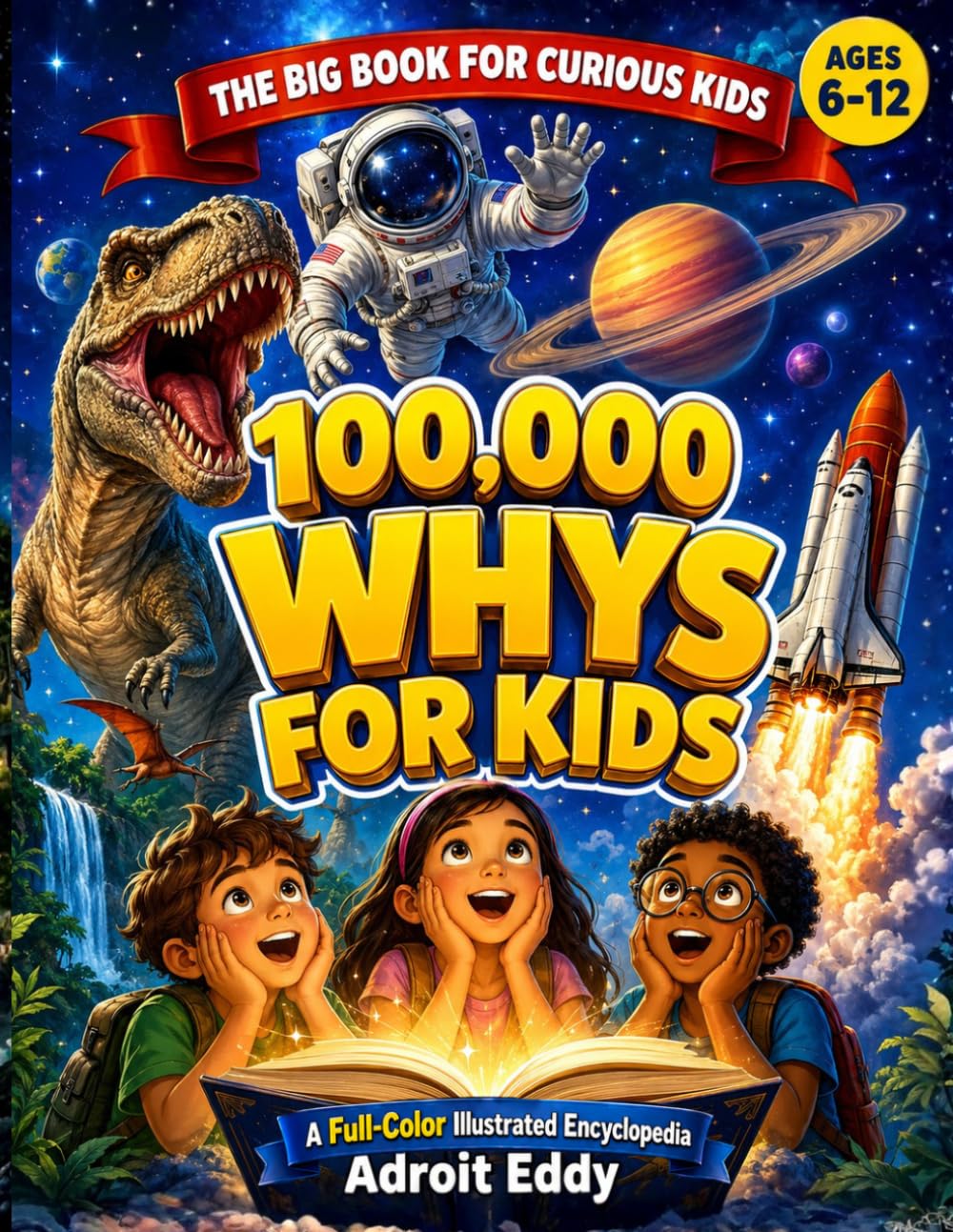 100,000 Whys for Kids: A Full-Color Illustrated Encyclopedia of Big Questions, Clear Answers, Animals, Space, Earth: and How the World Works for Ages 6–12