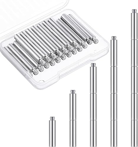 Vista 8 de 20 piezas de extensión de álbumes de recortes, tornillos de extensión de álbum de reemplazos para álbum de fotos recargable posteriormente