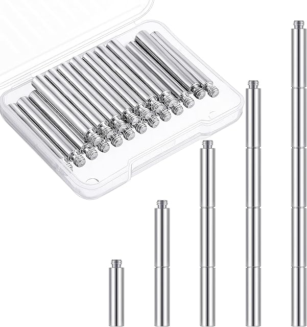 20 Pieces Album-scrapbook Extension Posts Screws Album Extension Replacements for Post-bound Refillable Photo Album Compatible with Photo Albums(34 mm/ 1.33 Inch)