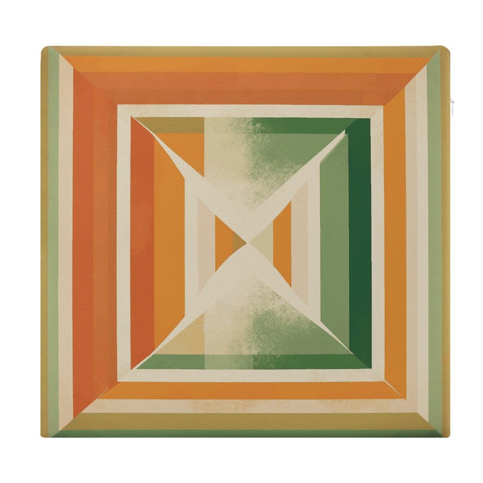 Adfgyerh Style Square Pattern Cushions Memory Foam For Adults, Seat Cushion Chair Pads Soft, Square Pillows For Dining, Kitchen, Office, Patio Chairs