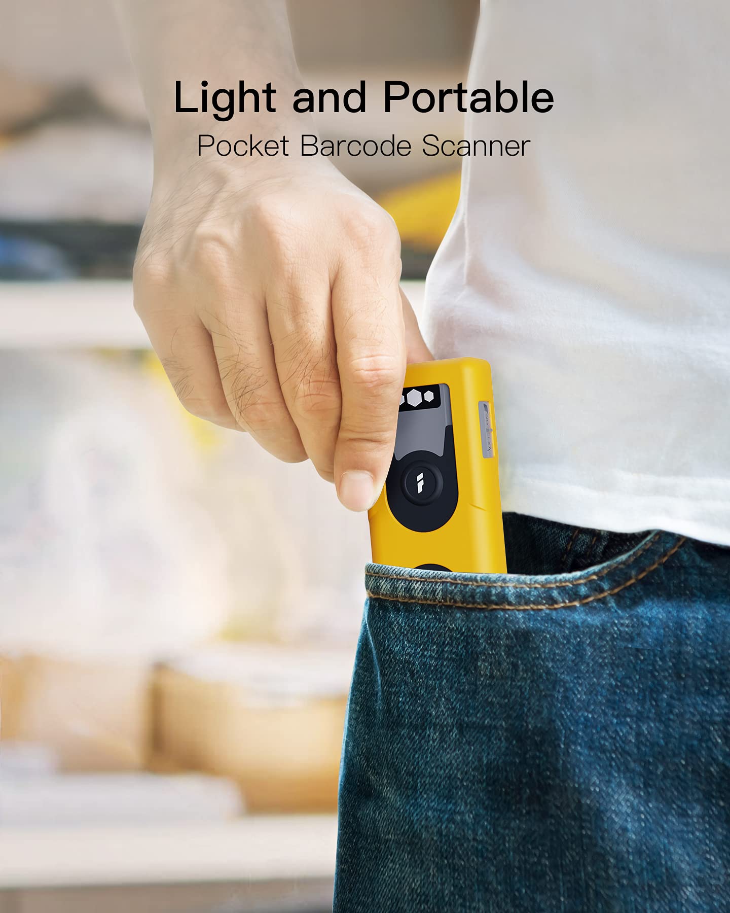 Inateck 2D Bluetooth® Pocket Barcode Scanner BCST42, 50 OFF