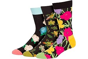 Floral Fun Socks for Men: Express Your Bloom!