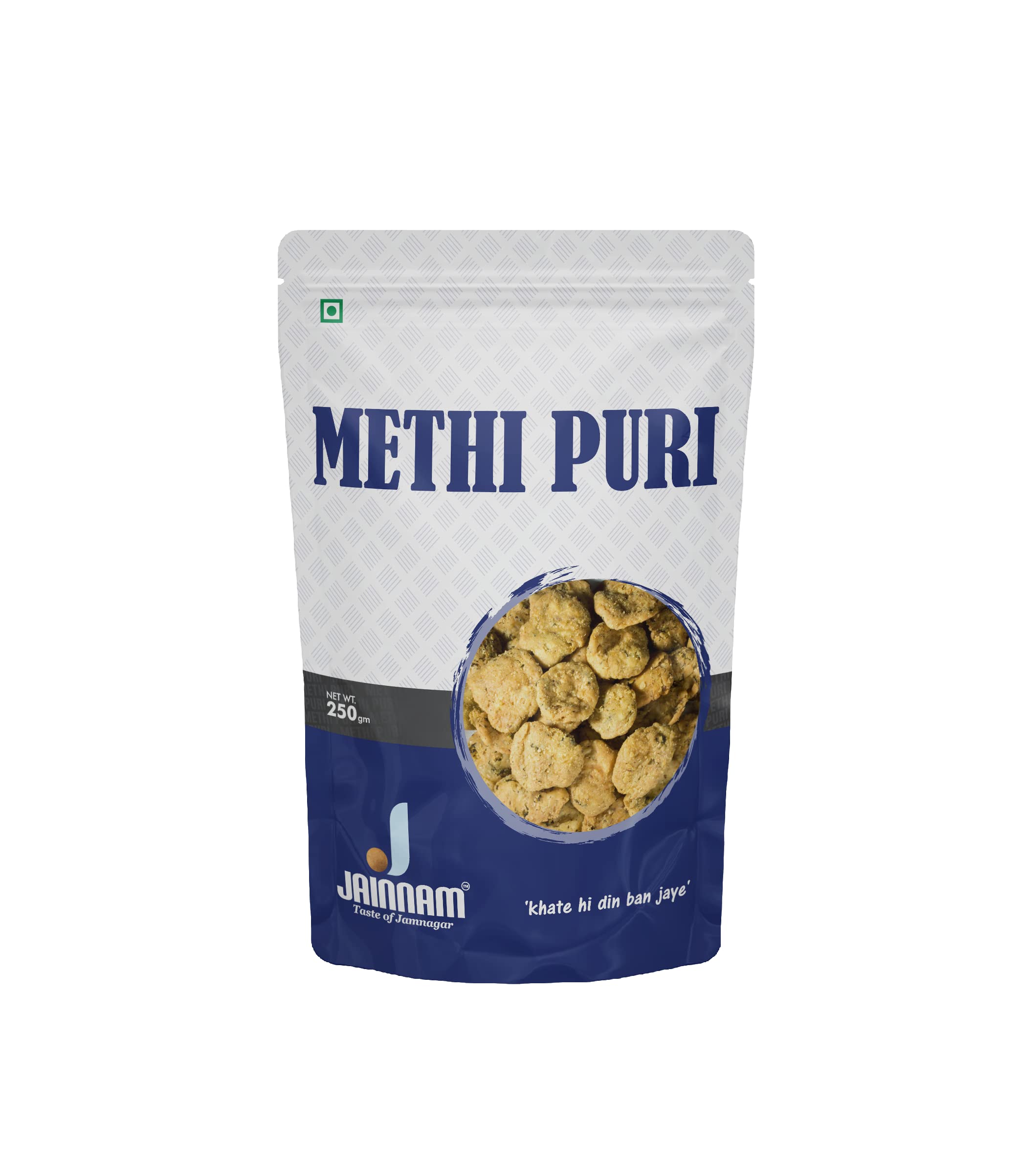Jainam Food Methi Puri (250g) | Crispy Namkeen Snack | Tea Time Snack | Famous Gujarati Ready to Eat Snack (B0CT8BRG3V) Amazon Price History, Amazon Price Tracker