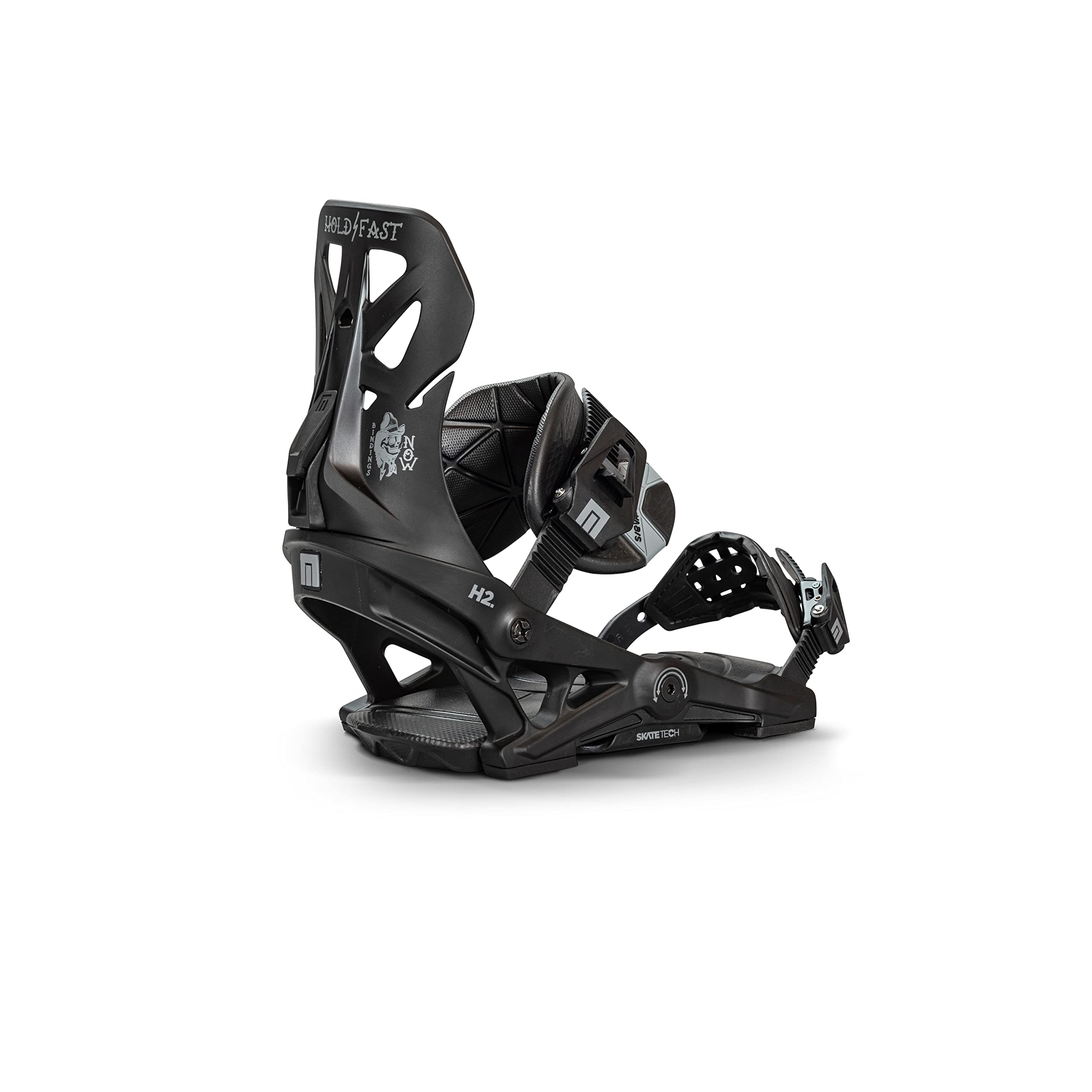 Amazon.com : Now Bindings Brigade Snowboard Binding, Black, Small 