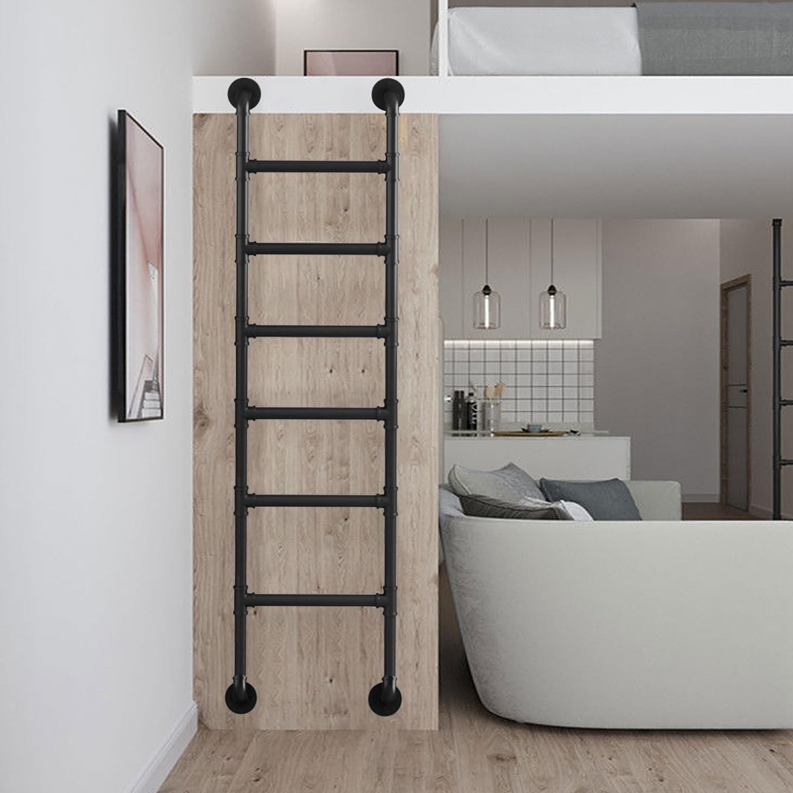 Échelle d'escalade universelle de 100 à 300 cm pour lits superposés et mezzanine