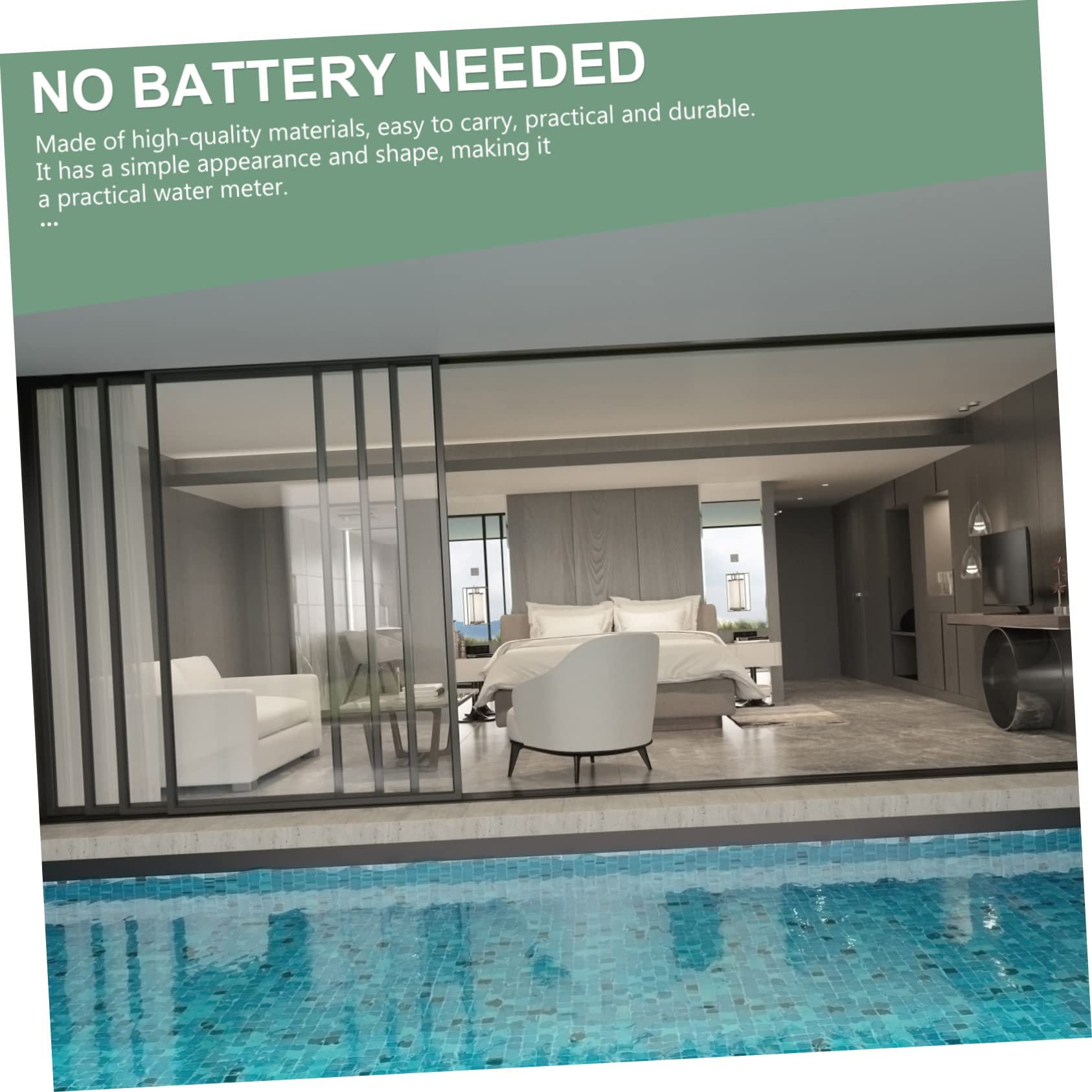 Termometro Galleggiante per Acqua, Grande Display, Blu | Acciaio Inossidabile e Plastica, Lettura Accurata per Vasche Interne e Hot Tub