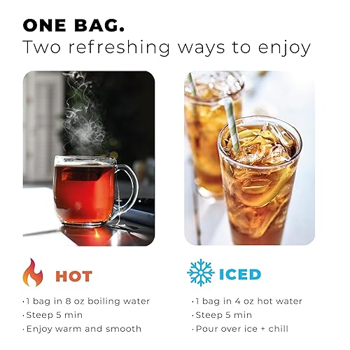 Miniatura 7 de Té de menta hojas de menta 100% enteras, procedentes de Marruecos, 1500 mg por porción, bolsas piramidales biodegradables, sin cafeína, sabor a