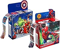 Vista 1 de 2 Pack Roll Stickers Kids Sticker, 20 Designs,400 Pcs Self Adhesive Label 1-1/2 Inch Self Adhesive Label Roll Stickers for Kids and Teacher