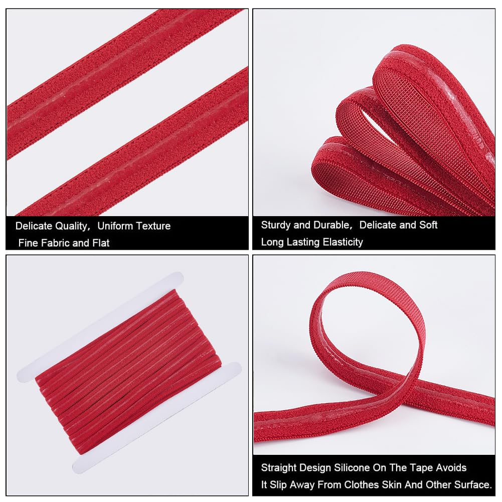 Nastro antiscivolo in silicone per abbigliamento, rotolo da 4,5