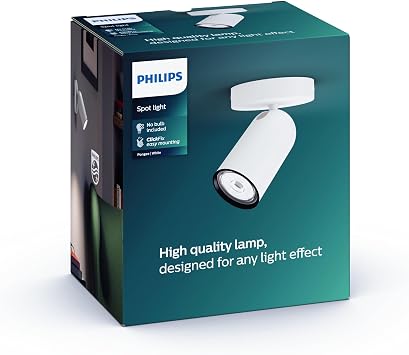 Philips myLiving Pongee Tavan/Duvar Beyaz Spot Lamba GU10 Duy (Ampul birlikte verilmez)