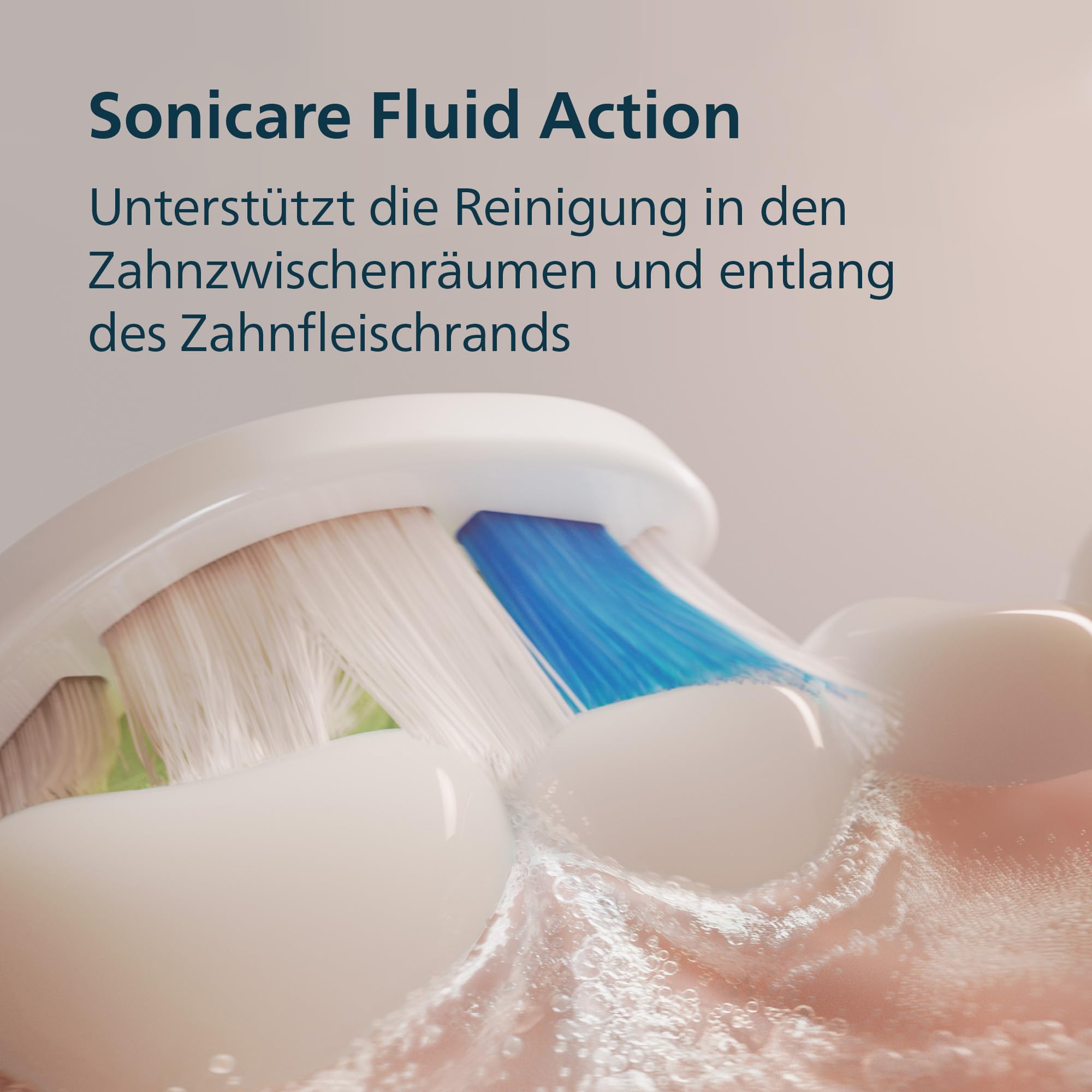Philips Sonicare 5500 elektrische Zahnbürste, Schallzahnbürste mit 1 Intensitätsstufe, Andruckkontrolle, EasyStart, SmarTimer und BrushPacer, Weiß, Modell HX7110/01 [Neue Technologie] - 4