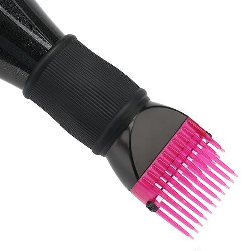 Miniatura 7 de Segbeauty Accesorio de peine para secador de pelo, accesorio de cepillo para secadora de pelo rosa desenredante para boquilla de 1.57 a 1.97