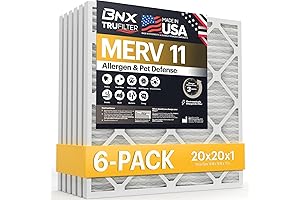 BNX TruFilter Premium 20x20x1 AC Furnace Filters