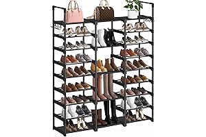 9-Tier Vertical Shoe Rack for Entryway Storage Solution