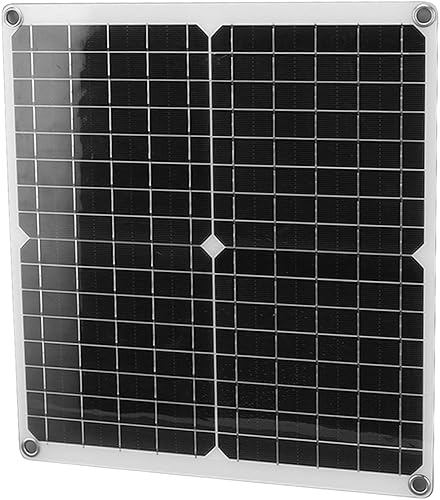 Miniatura 2 de Kit de panel solar, cargador solar de silicio monocristalino con controlador de batería, cargador de goteo para automóvil, RV, barco marino