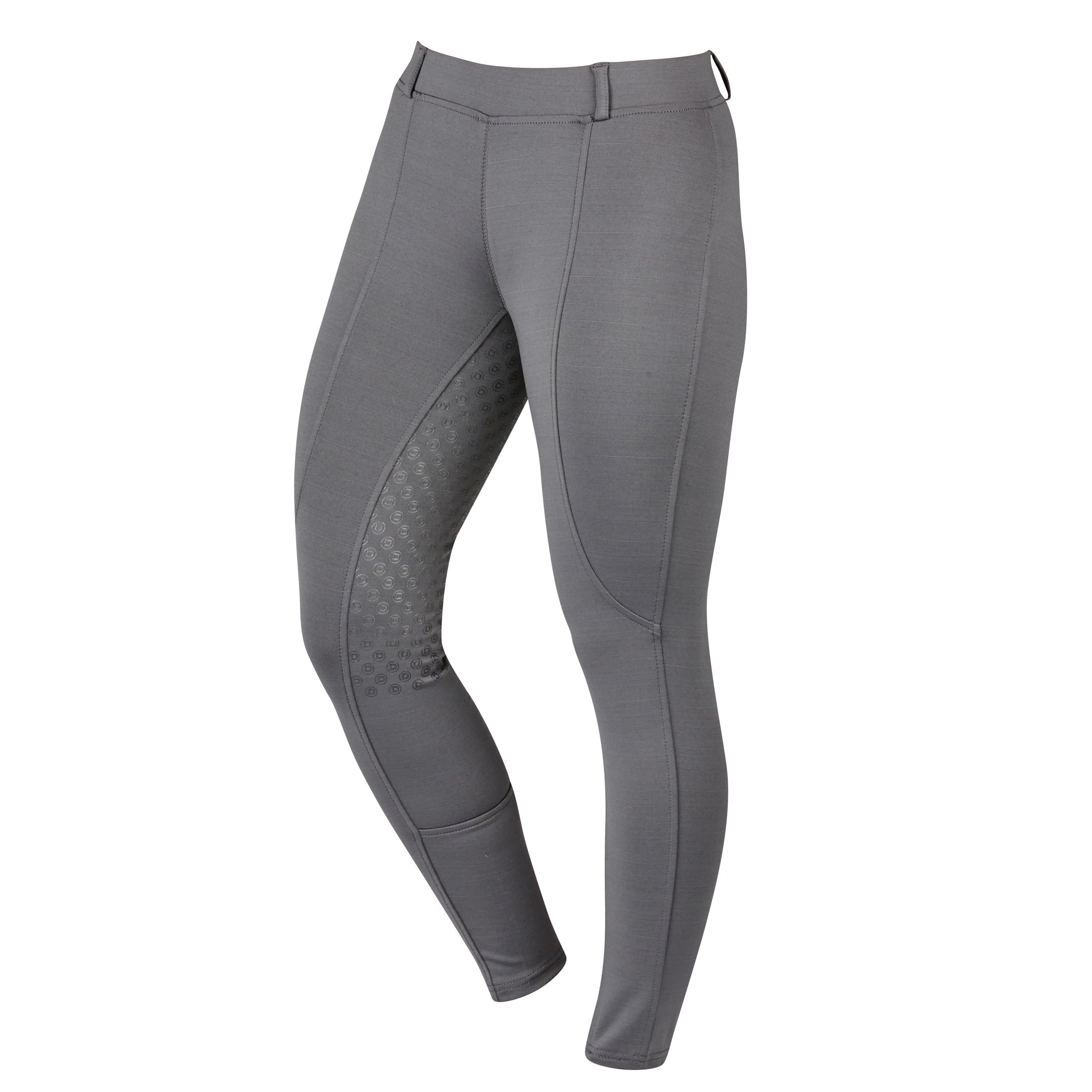 Dublin Performance Cool-It Gel Riding Tights, Charcoal, Ladies 18/36"