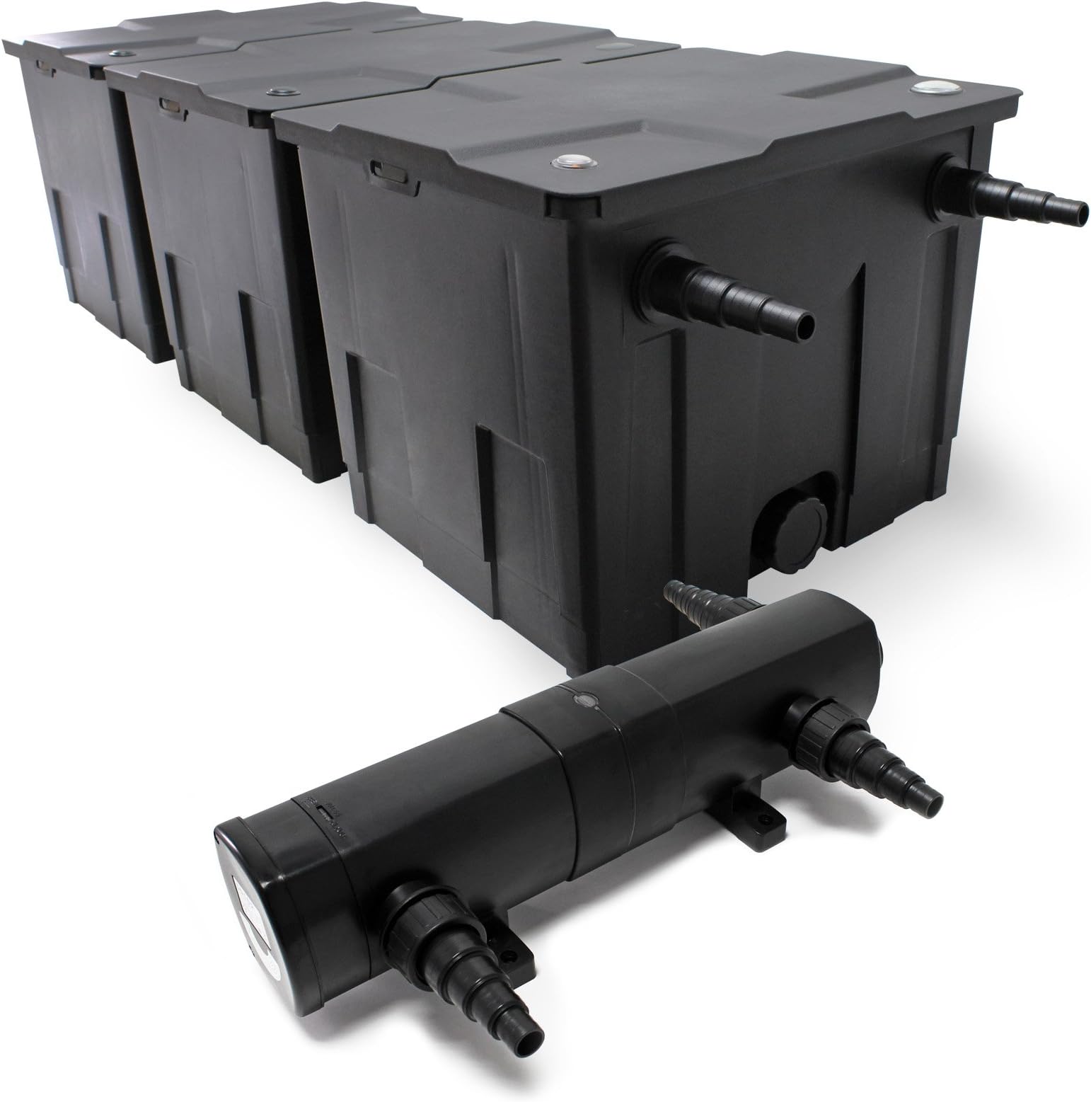 SunSun Teichfilter Komplettset 90000L - CBF-350C Filter + UVC Klärer + Pumpe