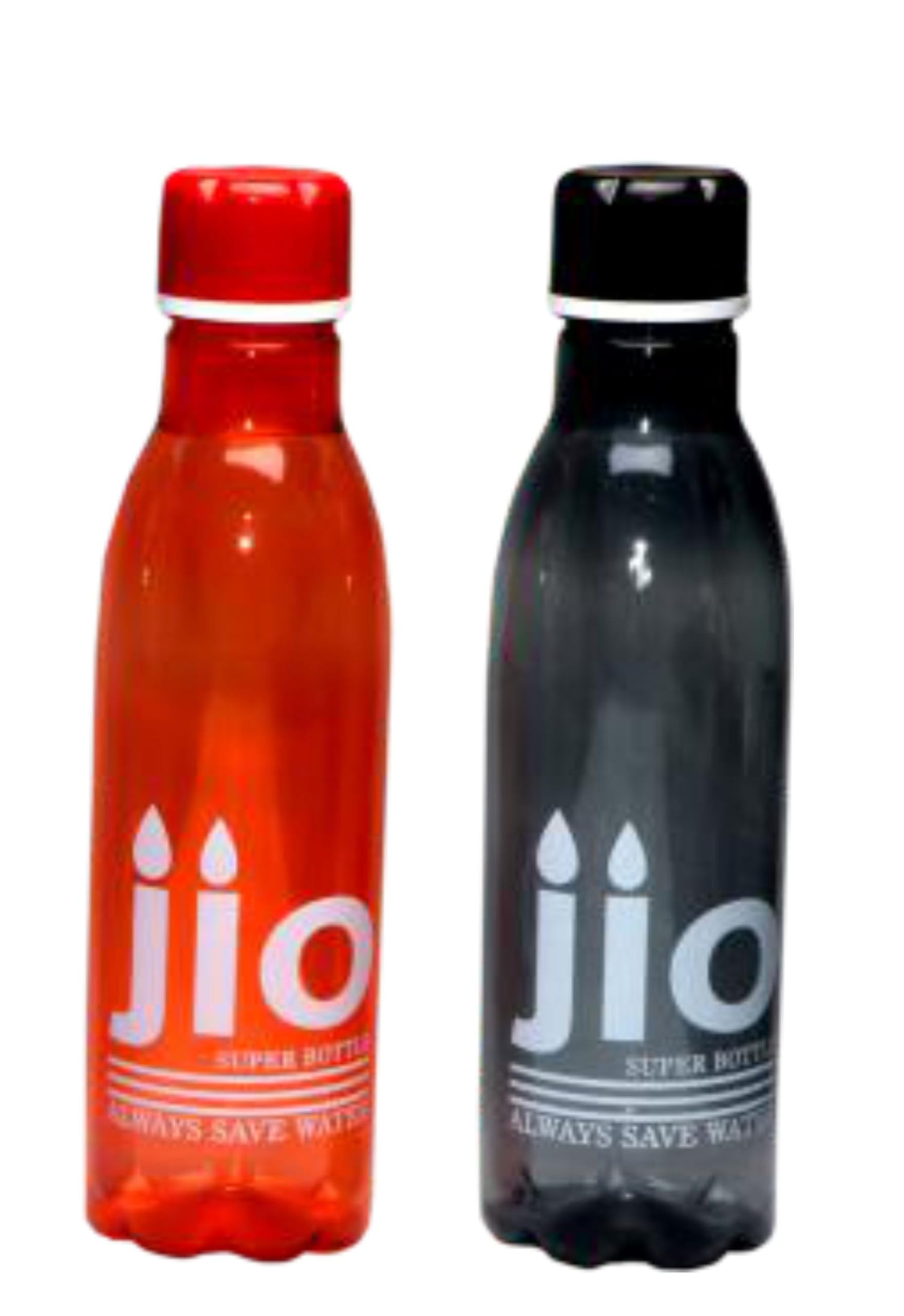 PRECIOUS HOMEWARE Throttle Water Bottle for Home | Leak Proof Bottles for Refrigerator |JIO BOTTLE | | BPA-Free, Food Grade, Plastic | SET OF 2| RED-BLACK |-image-22