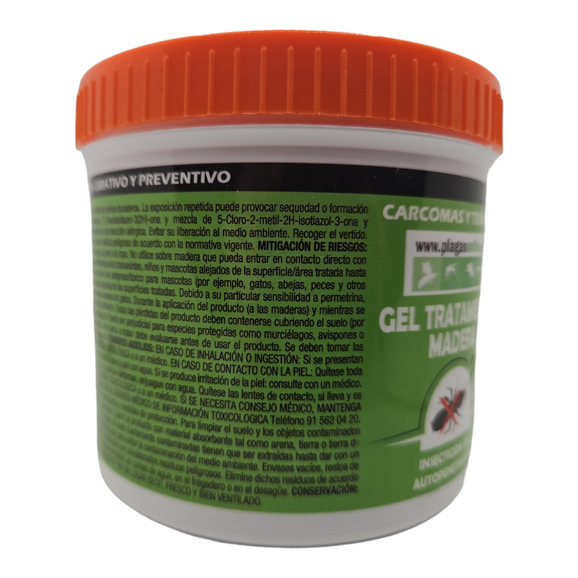 Anti Carcoma y Termitas Madera 400ml – Tratamiento Mata Carcoma Profesional | Eliminar Carcoma en Muebles | Insecticida en Gel: Autopenetrante Curativo y Preventivo (8)