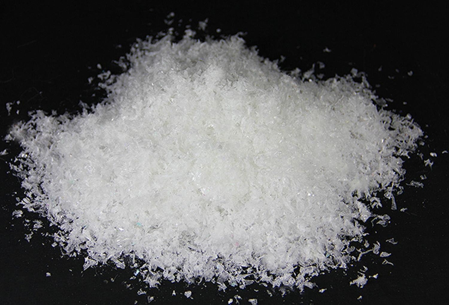 8 oz. White Iridescent Artificial Powder Snow Twinkle Flakes for Christmas Decorating