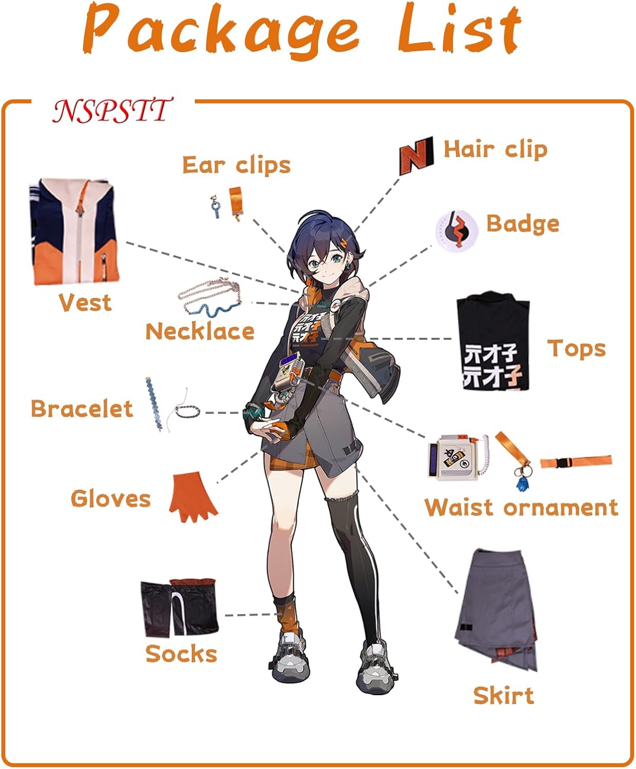 NSPSTT Zenless Zone Zero Cosplay Anime Cosplay Costumes Halloween Outfit