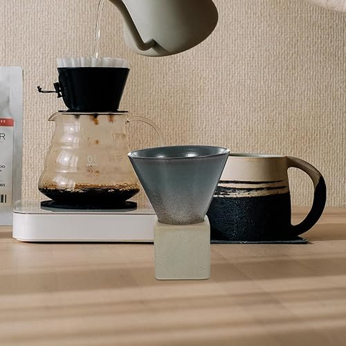 Miniatura 9 de Mobestech 1Set Vintage Ceramic Milk Mug for Coffee Tea and Latte Stylish Water Cup with Stable Base for Home Office and Cafe Use Elegant Design and