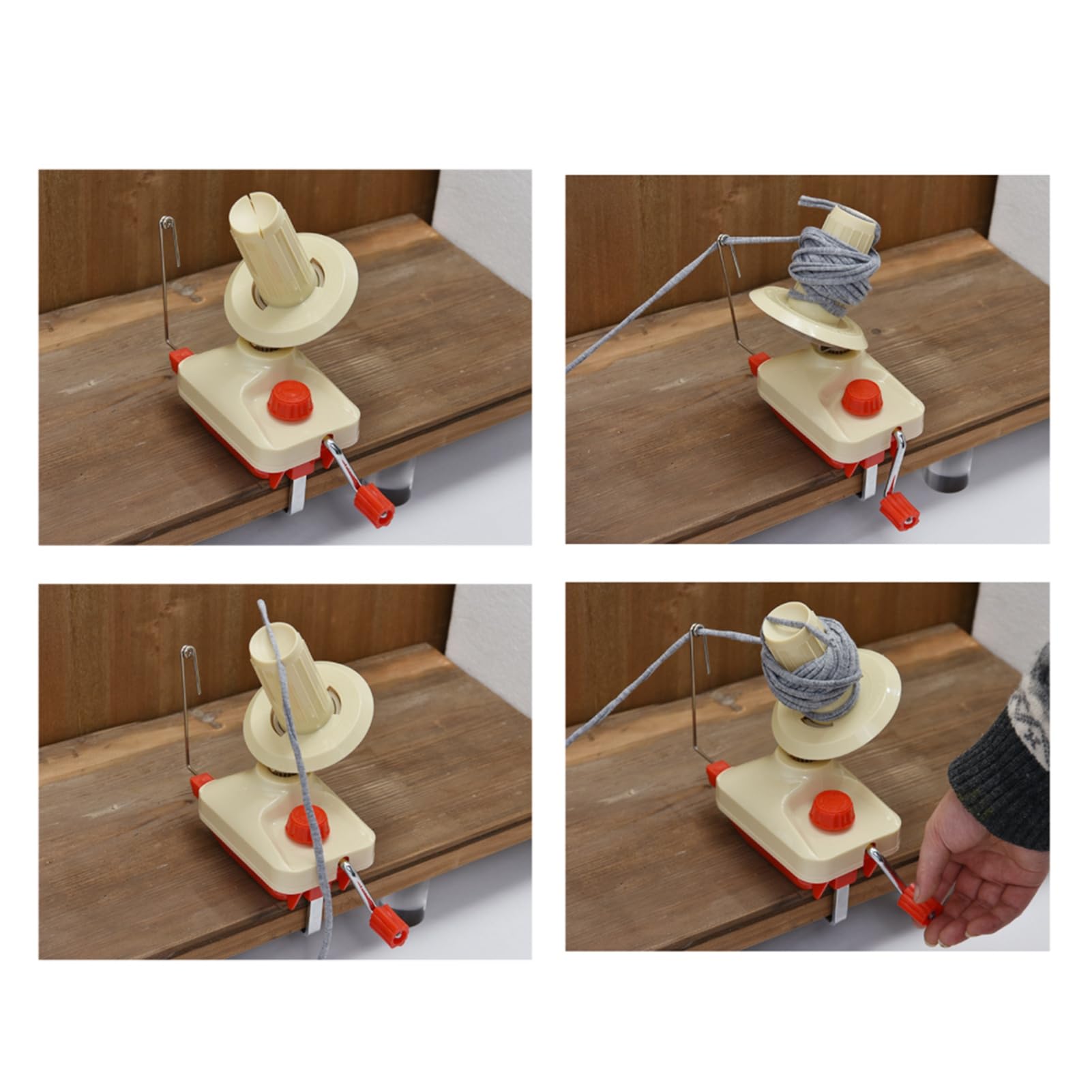 Bobinatoio di Lana a Ordine Manuale, Supporto da Cucito Avvolgitore a Palla di Filo/Filo/Filo/Filo/Filato di Lana Per Maglieria Accessori da Cucito