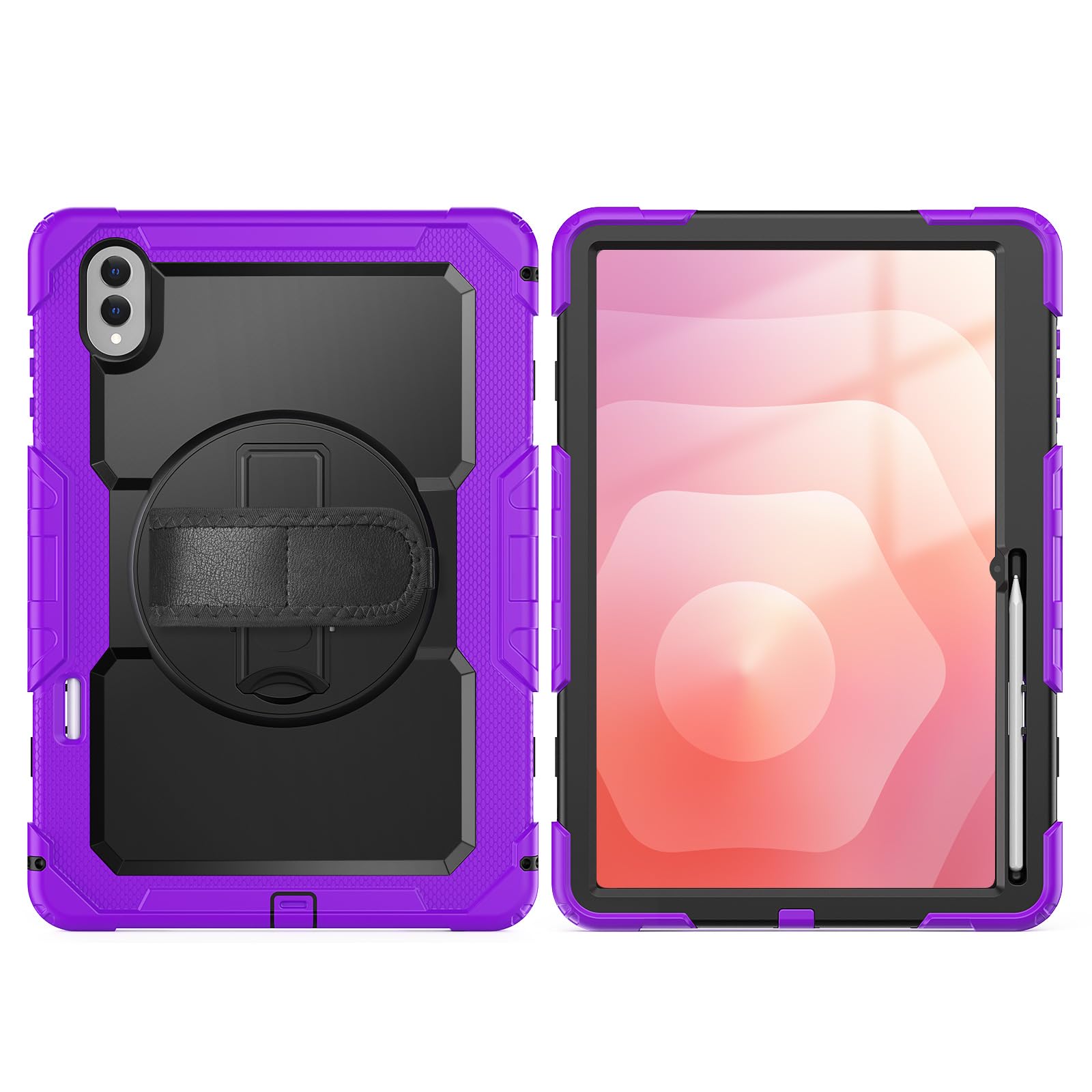 Sauvez votre écran Galaxy Tab S11 Ultra 14.6 avec cette coque antichoc violette - 8