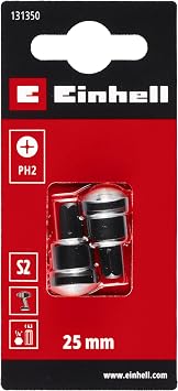 Orijinal Einhell Al pan Bit Seti, 2 Par a, 25 mm, PH2 S2  elik, Al pan Uygulamalar   in, C 6.3 Sap - 49131350