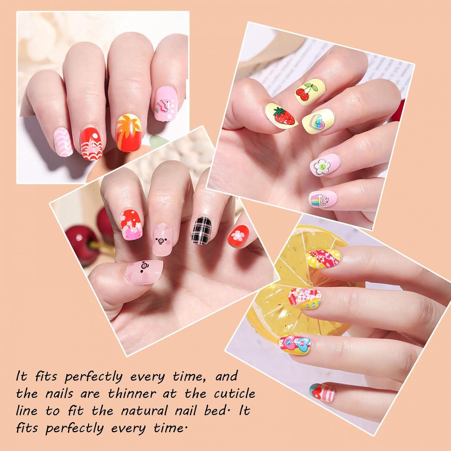 Vcryheg ネイルラップ 可愛い おしゃれな 秋 フレンチ 冬 ジェルネイル 剥がせるネイル ショート 女性 キズ付けなく かわいい 新年 コスプレ カラーグラフィティスタイル柄 ネイルチップ 硬化タイプ つけ爪 人気デザイン 手用 ピカピカ 新しい 綺麗です 損傷のないジェル