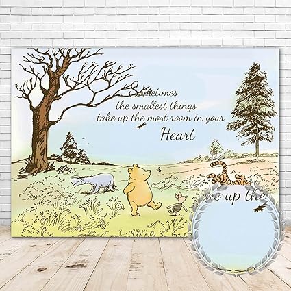Amazon ヴィンテージ くまのプーさん ポスター 背景幕 子供用 7x5フィート Sometimes The Smallest Things Pooh 引用 背景 子供部屋用 壁装飾 ビニール くまのプーさん ウォールアート Youran バックペーパー 背景布 Amazon ヴィンテージ くまのプーさん ポスター 背景幕 子供用 7x5フィート Sometimes The Smallest Things Pooh 引用 背景 子供部屋用 壁装飾 ビニール くまのプーさん ウォールアート Youran バックペーパー 背景布