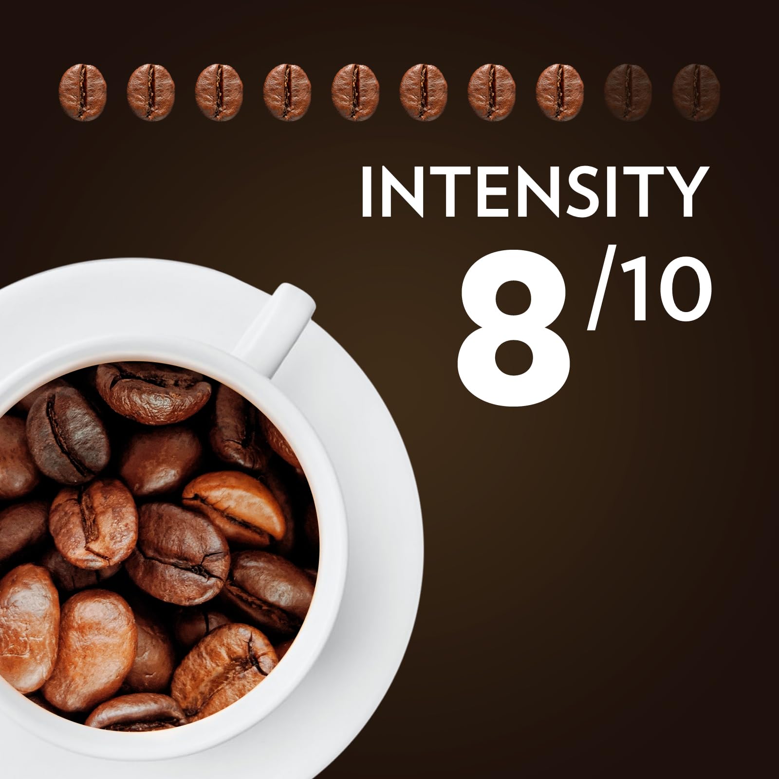 Lavazza, Qualità Oro Dark Roast, 1 Kg, Café en Grano, Ideal para Cafetera Automática y Cafetera de Filtro, con Notas de Cacao y Frutos Secos, 100% Arábica, Intensidad 8/10, Tueste Oscuro