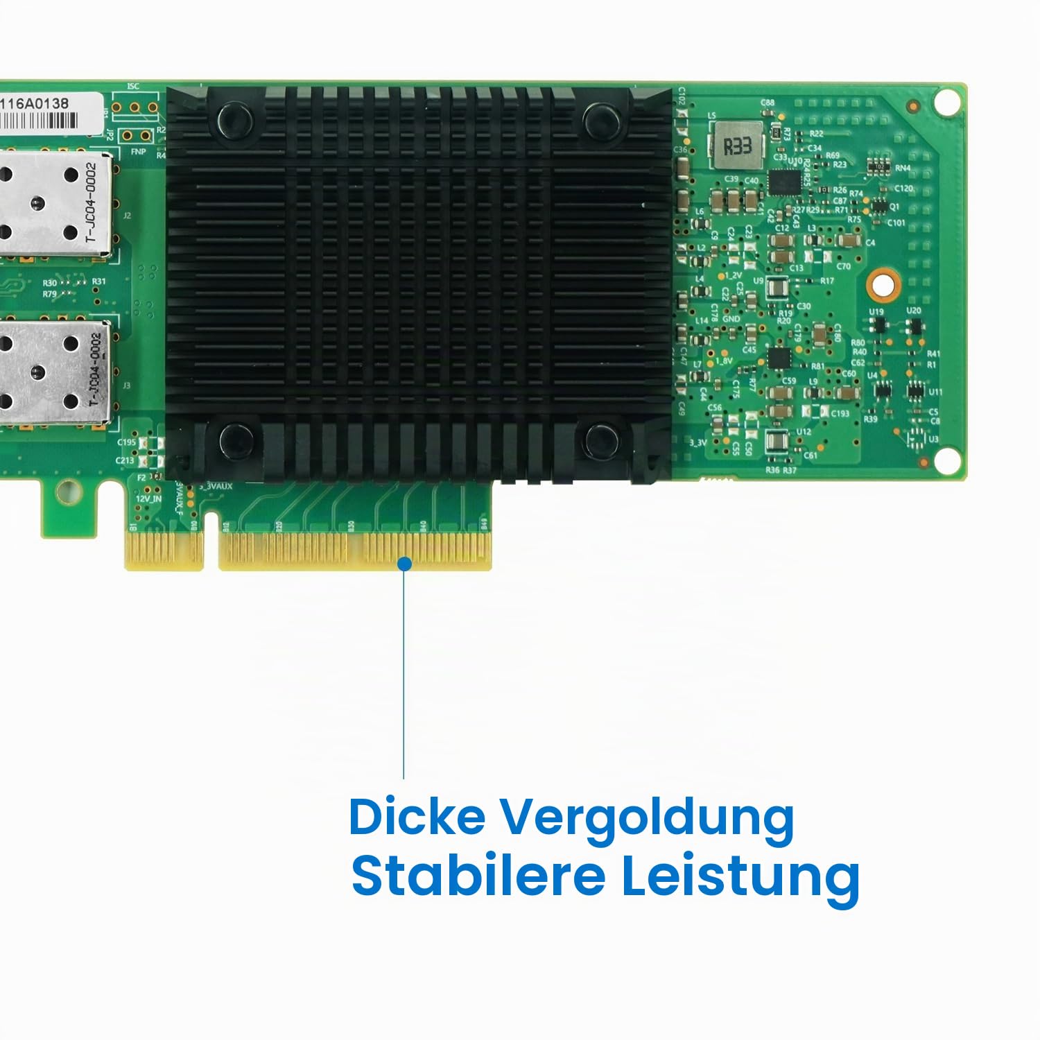 25Gb PCIe 3.0x8 Mellanox ConnectX-5 Ex Netzwerkkarte, unterstützt RDMA