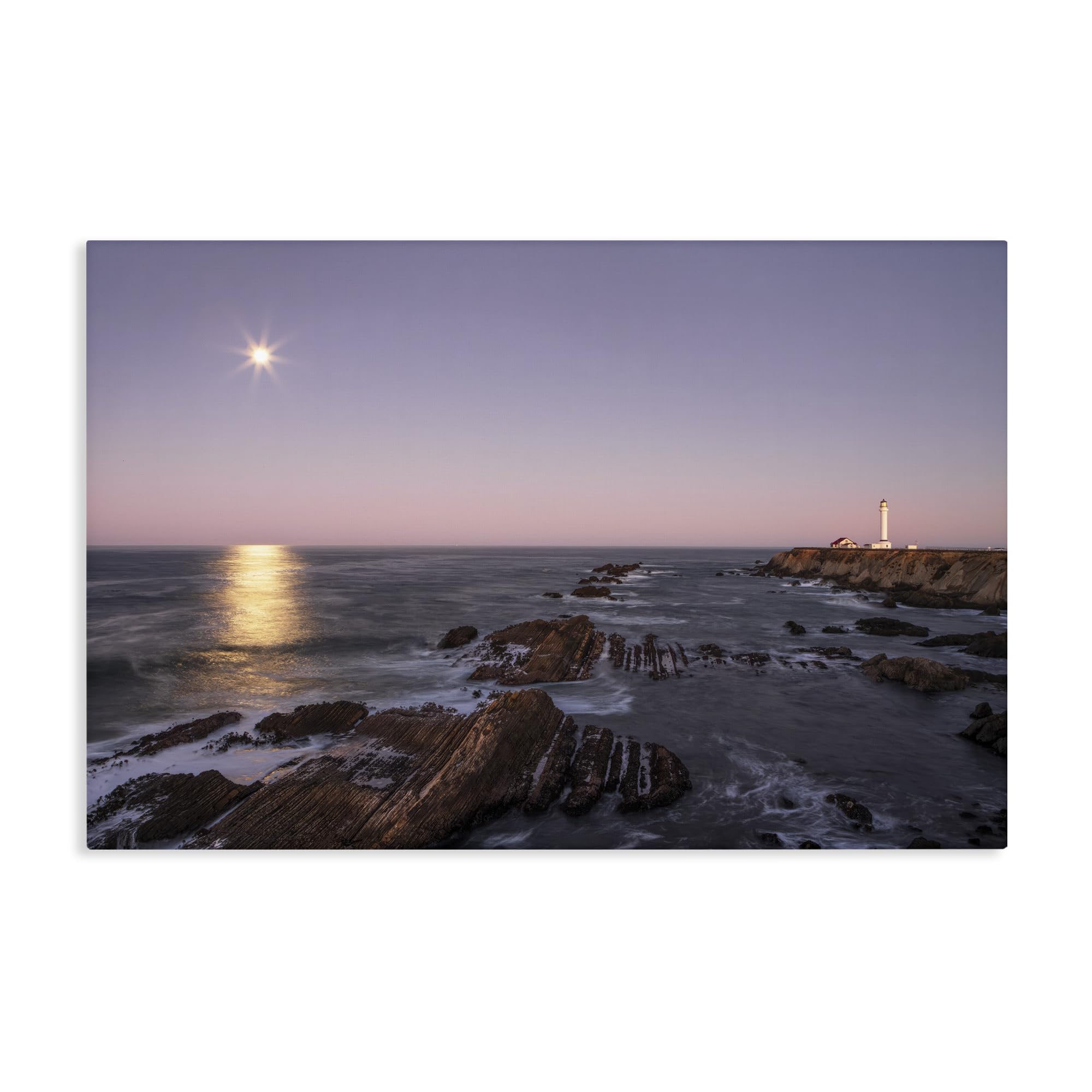 'Moon Arena Coastline'| Canvas Art