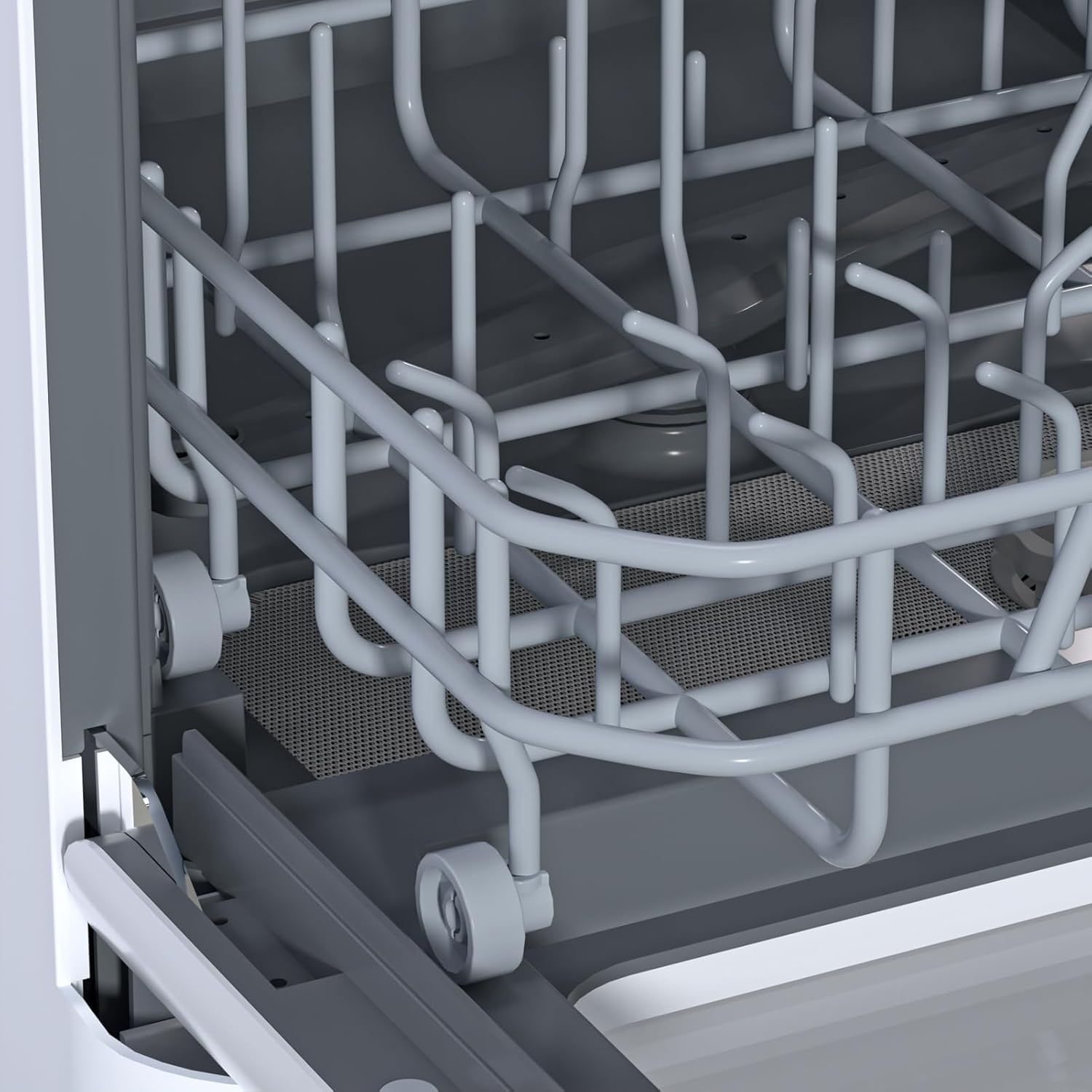 TsoLay Encimera De Lavavajillas Portátil, Lavavajillas De Encimera Inteligente Automático De 1000 W, 5 Configuraciones De Lugar, Rejilla De 2 Niveles Y Brazo De 2 Rociadores, para Apartamentos