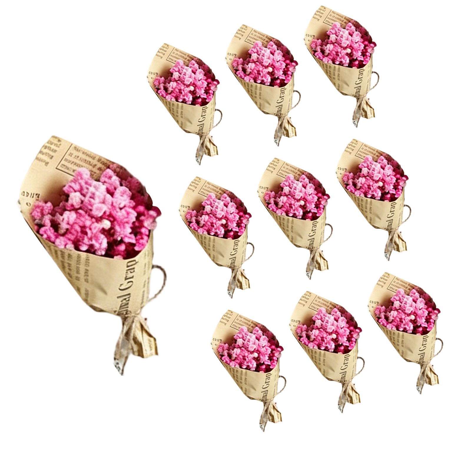 Limtula Delicate Handcrafted Rose Bouquet Preserved Floral Gift Set Ideal for Celebrations 4 Inches Withering Decorative Stems