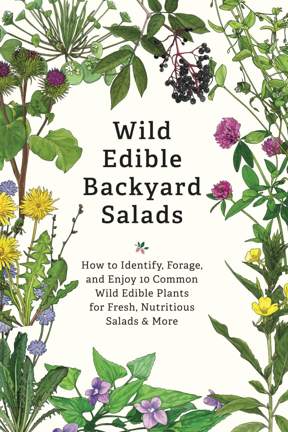 Wild Edible Backyard Salads: How to Identify, Forage, and Enjoy 10 Common Wild Edible Plants for Fresh, Nutritious Salads & More
