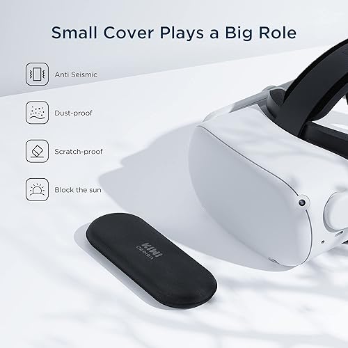 Miniatura 6 de KIWI design Comfort - Correa de cabeza de batería y protector de lente compatible con Quest 2