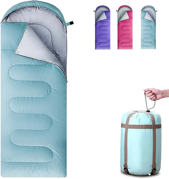 COLIKESEA Sleeping Bags for Adults, Teens & Kids - Use for 3-4 Seasons, Warm & Cold Weather - Lightweight,Waterproof, Use for Backpacking, Hiking and Camping