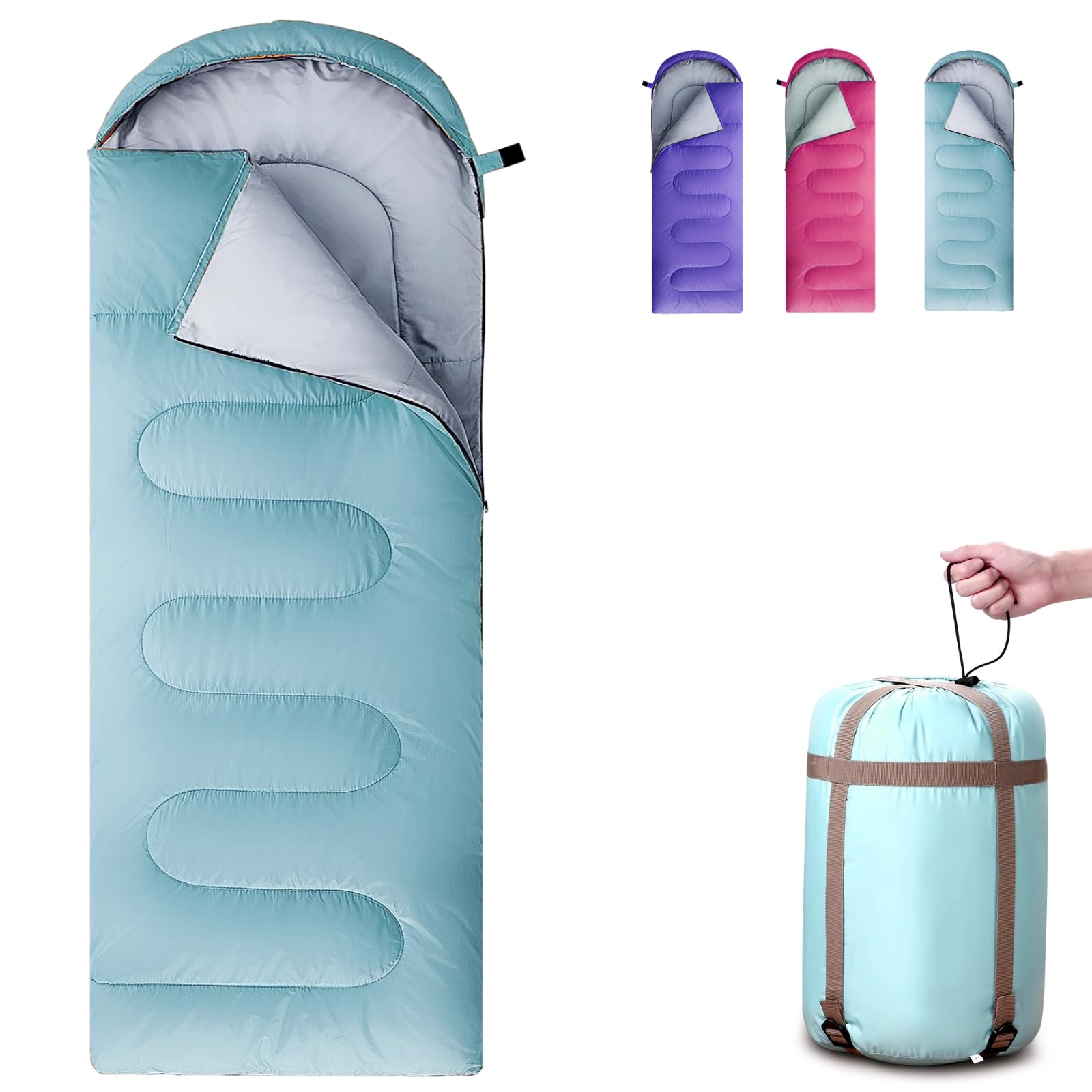 COLIKESEA 3-Season Sleeping Bag