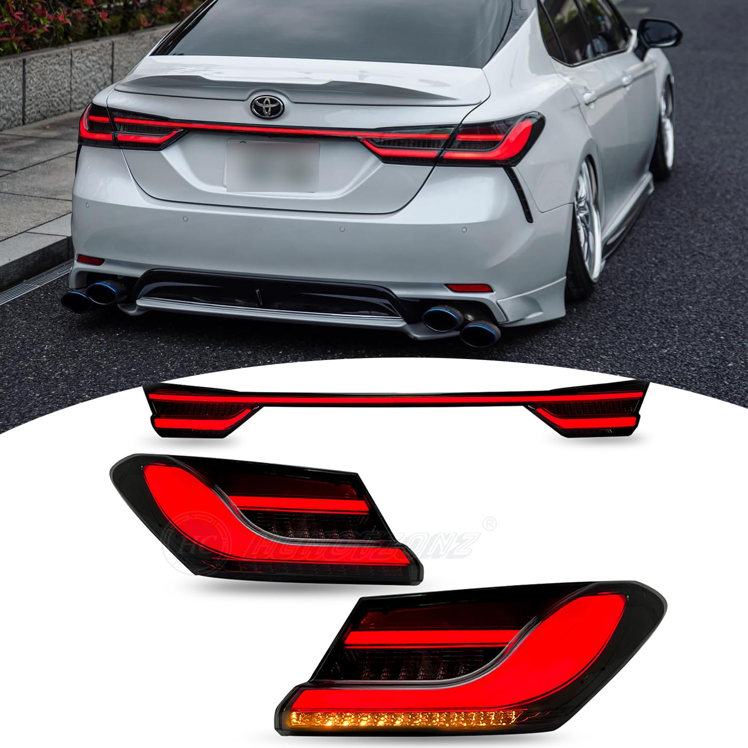 Amazon | HCMOTIONZ 新型 トヨタ カムリ 70系 流れるウインカー 全LED 