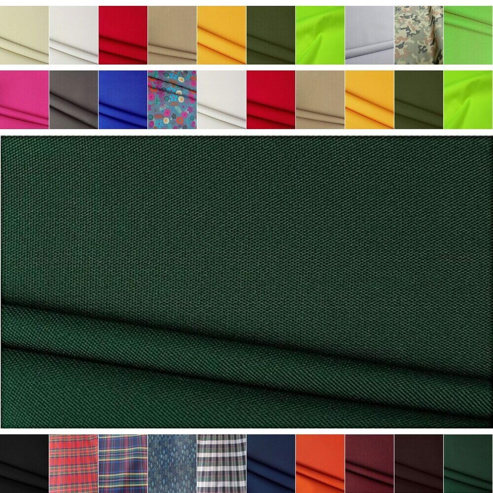 Fabrics-City dunkelgrün nylonstoff CORDURA 600d, robust, wasserabdicht, outdoor Stoff für Rucksäcke, Taschen & Nähprojekte, strapazierfähiges Corduragewebe diy und outdoor-Bekleidung, 150X500cm, 3638