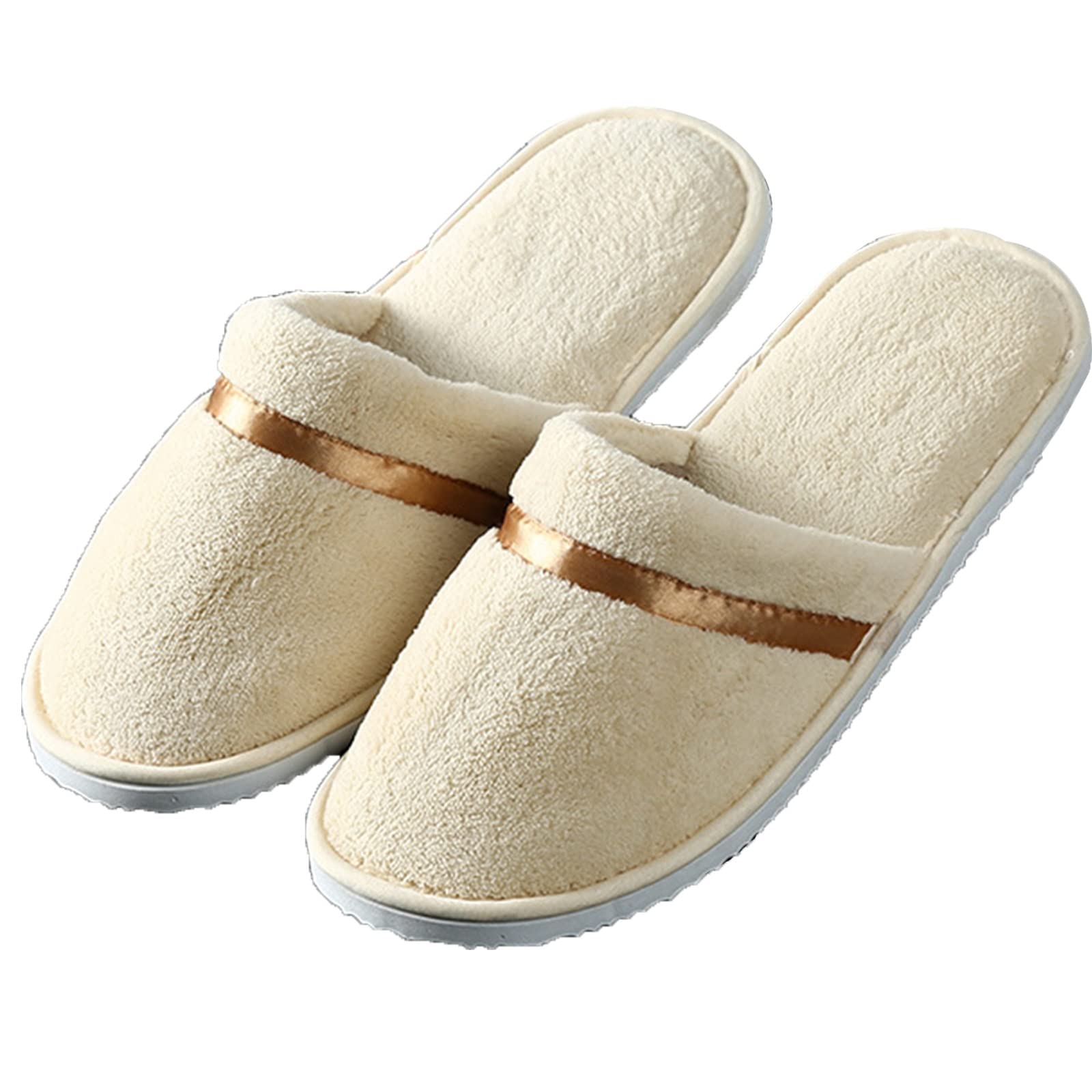 10 Pares de Zapatillas de SPA no Desechables, Zapatillas de SPA mullidas con Punta Cerrada para Hotel, hogar, Uso de huéspedes, se adaptan a la mayoría de Hombres o Mujeres (Color: Gris Oscuro,
