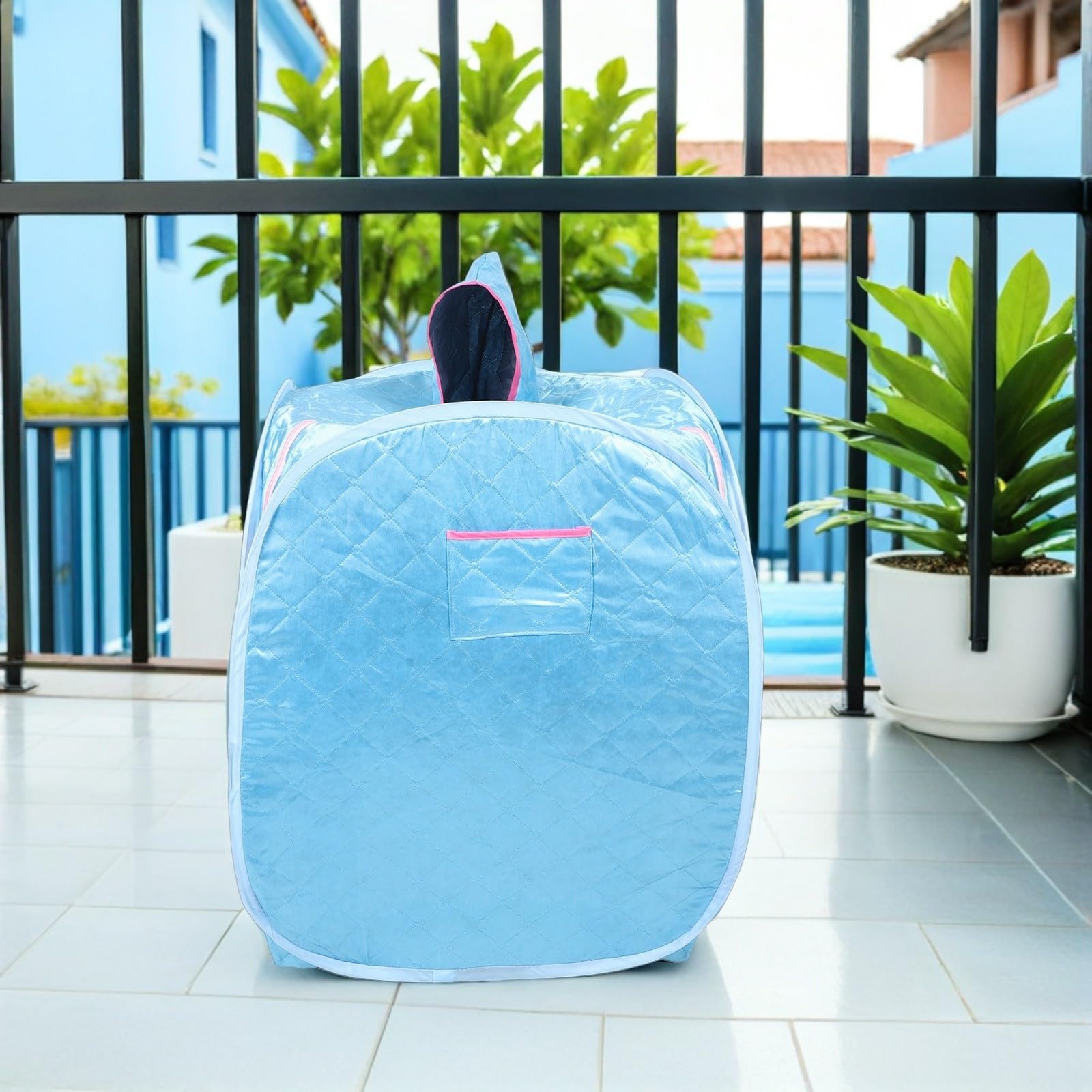 Toddmomy Sauna Tela Pequeños de Diseño Adecuado para Apartamentos Compacto Portátil Vapor Húmedo Plegable y Bienestar Personal