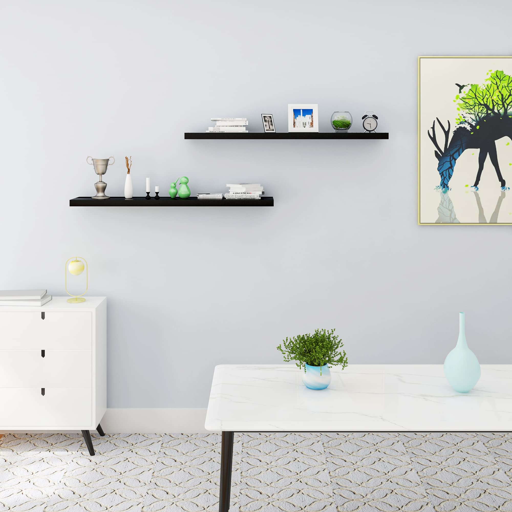 IBUYKE Wandplanken, zwevende planken kubussen opbergplanken