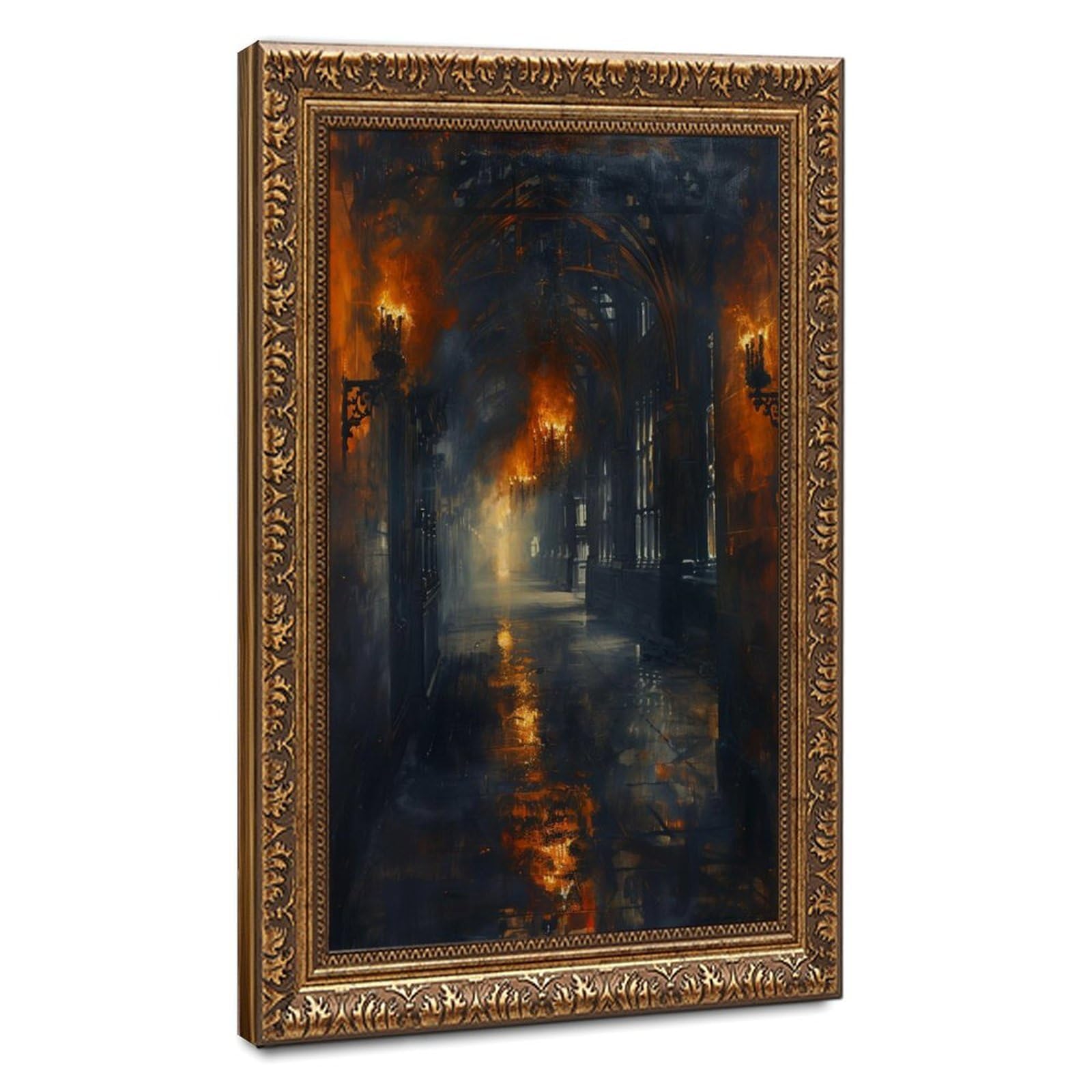 Bareronor Moody Poster Canvas Poster Bedroom Decor Landscape Office Room Decor Gift 24" L X 36" W