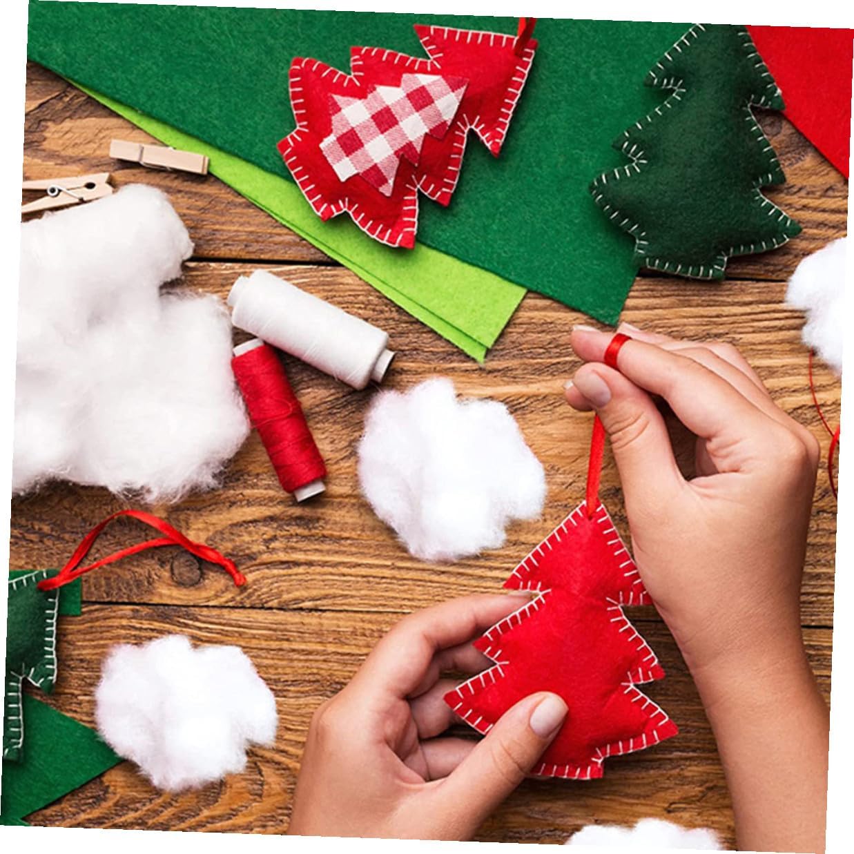 Angoily 2pcs Christmas Snow Blanket Artificial Snow Cover Decorative Prop for Holiday DIY Crafts and Winter Photo Decor