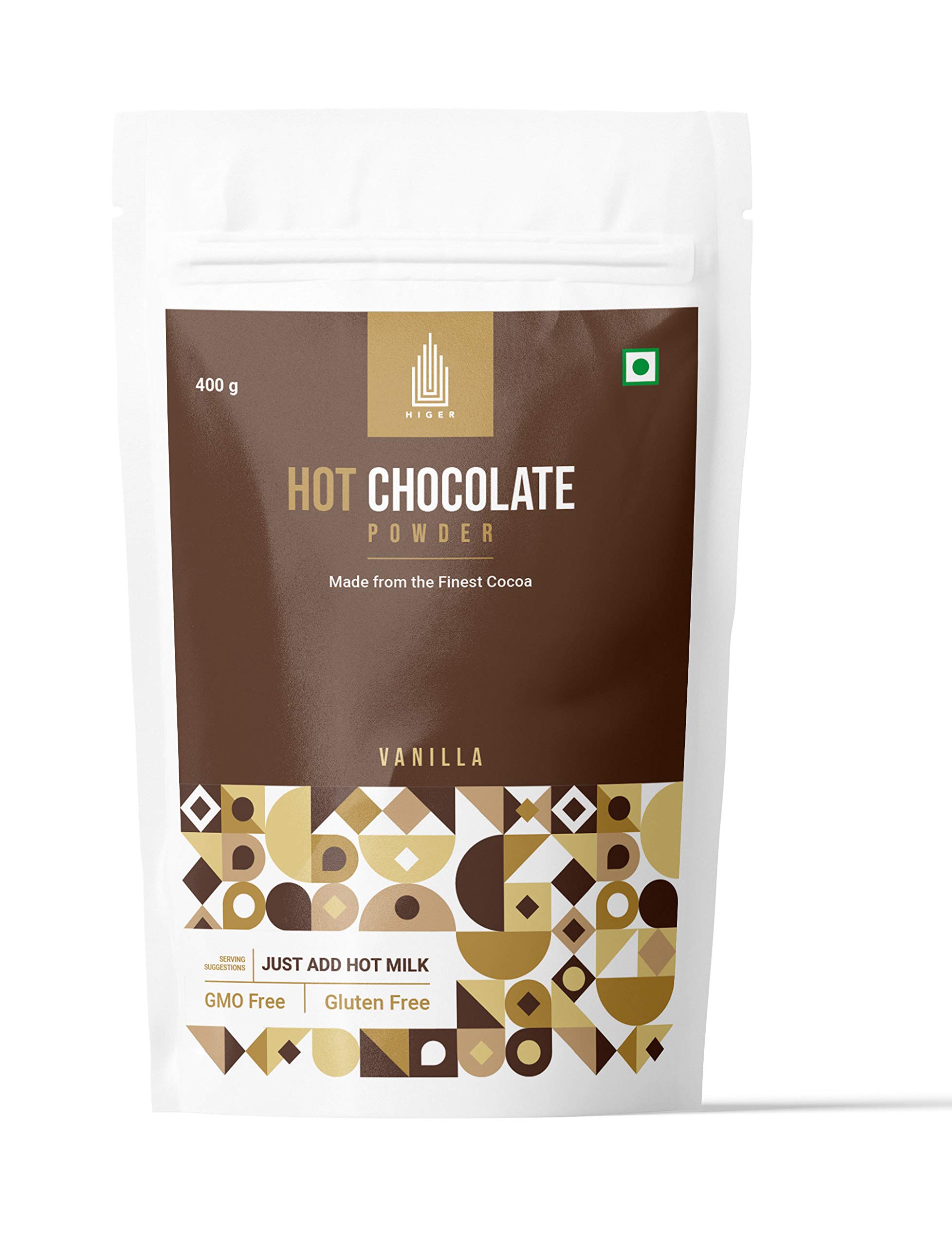 HIGER HOT CHOCOLATE VANILLA POWDER 400g