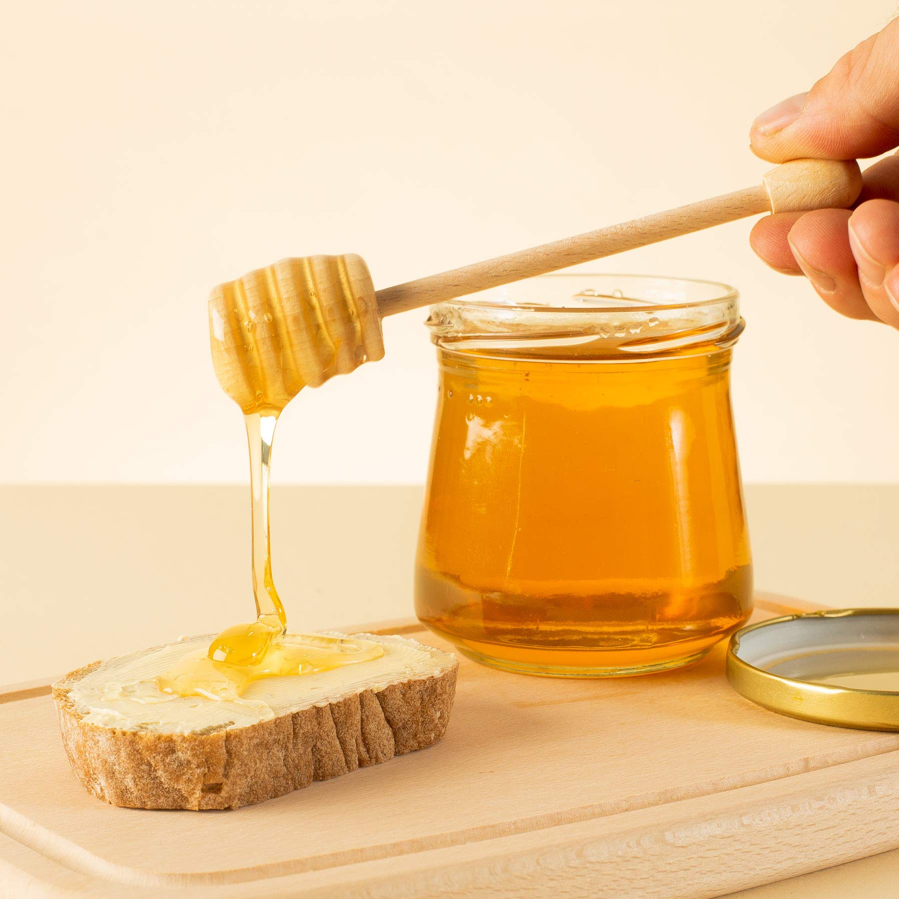 Honey Dipper Wooden Stick- Honey Dipper Honeycomb Stick Honeycomb Spoon Charcuterie Utensils Honey Spoon Honey Server Honey Stirrer Honey Wooden Dipper 3 Inch Wedding Party Gift Craft 20 Pack