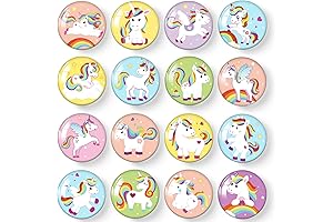Rainbow Animal Magnets with Super Strong Magnets for Home Office School Classroom Fridge (16-Pack)